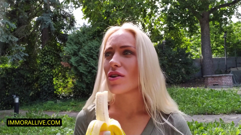 Immoral Family: Bitchy blonde takes virginity of stepbro - Hot stepsis comes home...