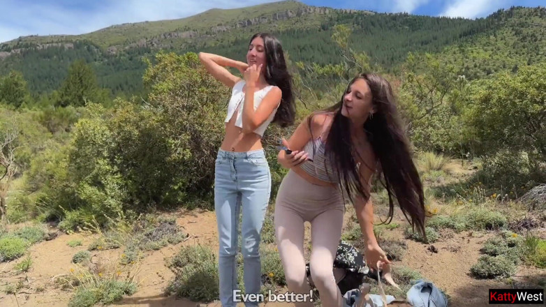 Katty West: Naked Girls Took Pictures of Their Pussies in Nature and...