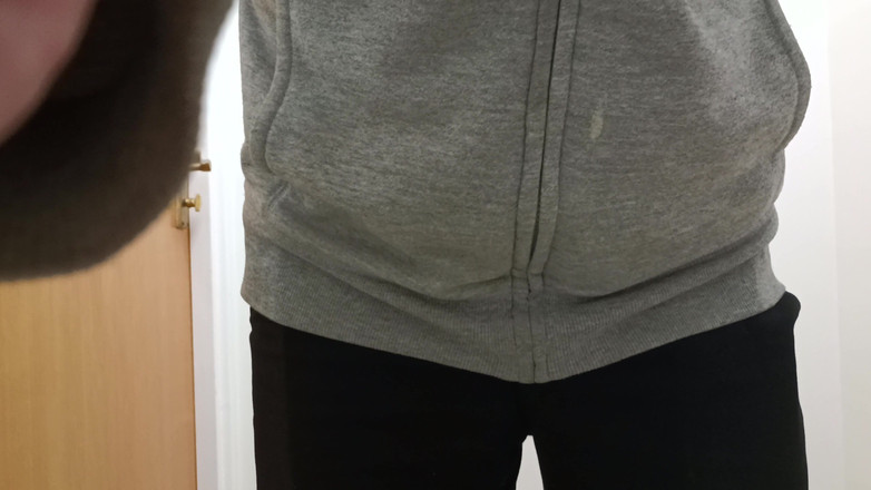 Rockard daddy: Wanking at Work in the Toilet, Big Uncut Cock Close...