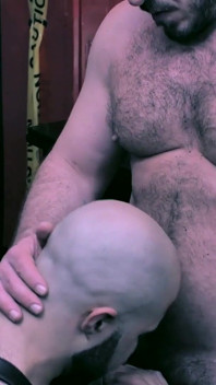 Bearfilms Bearded Gay Marc Giacomo Takes Atlas Grant Hard Cock After Oral