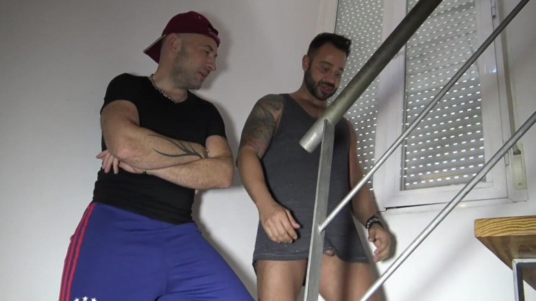 PRIVATE CLUB BIG COCK FUCKERS: Martin Mazza โดน Angelo Rough เย็ดรูตูดแบบไม่ใส่ถุง