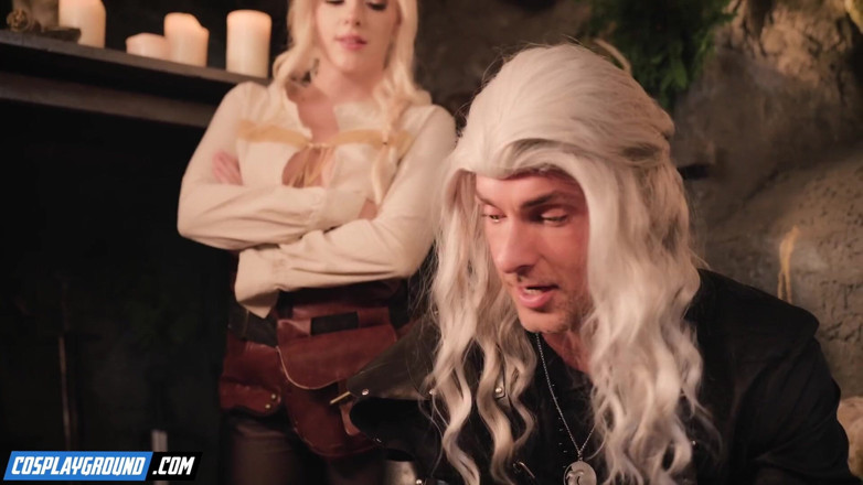 Cosplayground: 내 입에 후장과 사정으로 클로이 아모르를 따먹는 Geralt - 마녀 포르노 코스프레 패러디