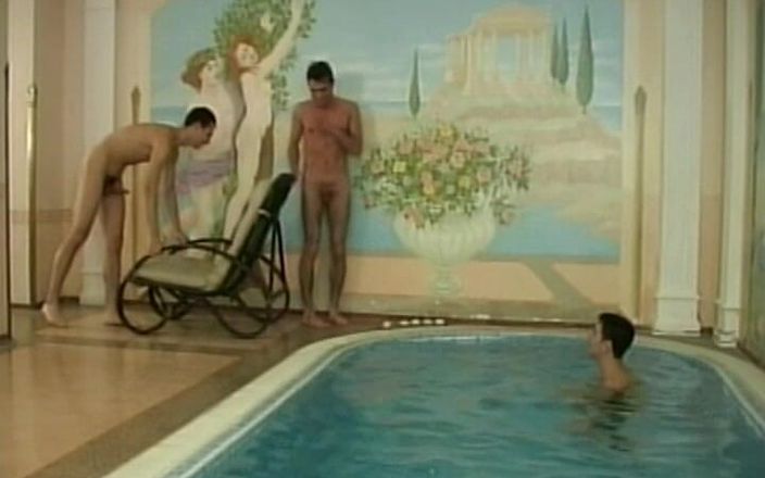 Gay 90's Vintage Porn: Gewaagde mannen in ritmische stroom #7