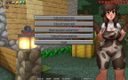 Visual Novel Collect LoveSkySan: Minecraft Horny Craft - Part 2 - Hot Cowgirl Make Ahegao and Strip...