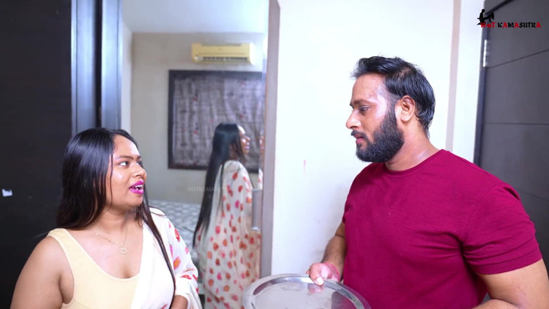 HOTKAMASUTRA: Most Beautiful Indian Desi Bhabhi's Boobs Were Pressed and Fucked...
