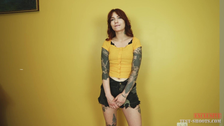 Test-Shoots: Cherr Tattooed Teen in Nude Video Casting