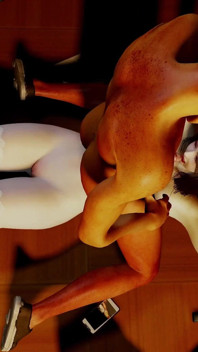 Insegnante di bellezza lussuriosa scopa il grosso cazzo del vecchio studente - Animazione 3D Hentai
