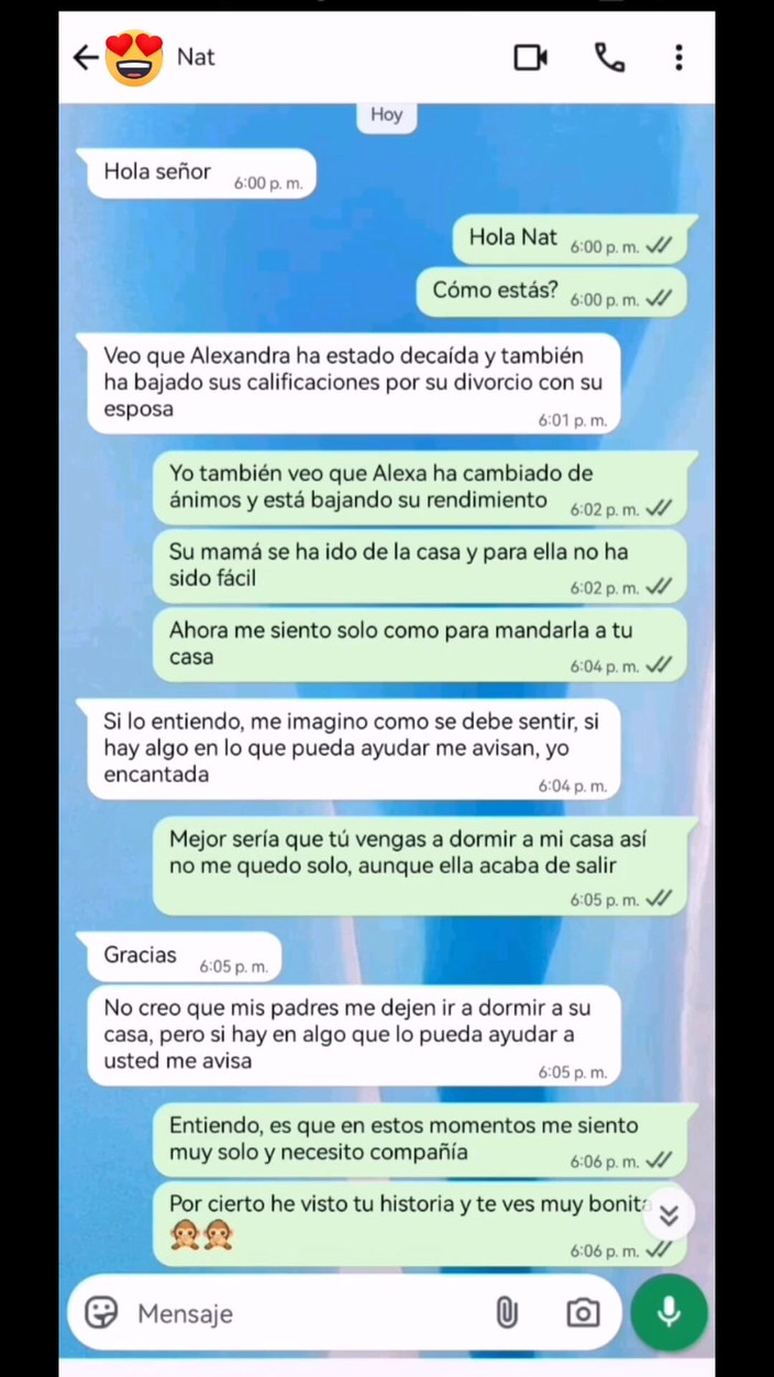 Natasha Caseros: 내 배다른 딸의 친구와 핫한 채팅