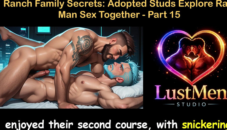 LustMen: صوت إنجليزي قصة جنس مثلي الجنس - أسرار عائلة زوجة المزرعة: ترصيع متبناة استكشاف الرجل الخام الجنس معا - الجزء 15