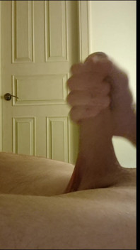 I Wank Outside My Step Sisters Bathroom to See if She Will Touch My Dick or Ask Me to Leave