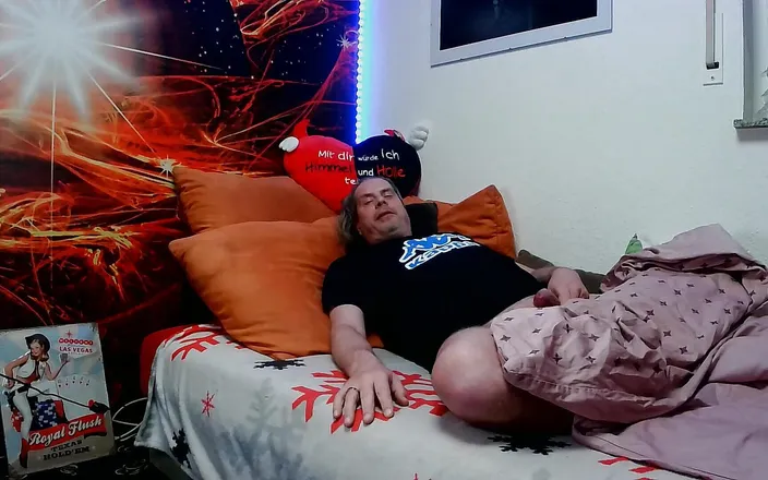 Ken: Blonde MILF with Huge Tits Jerks off His Cock Like...
