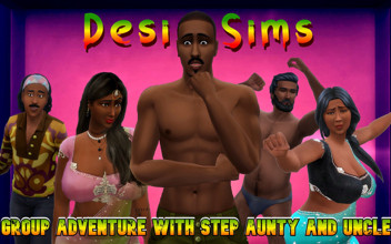 Desi Sims: Un'avventura Sessuale Di Gruppo Indiana Con La Zia E ...