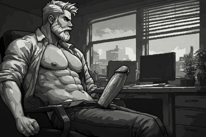 Erotic Man: Heteroseksüel adam deliğini yalaman için sana yalvarıyor