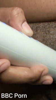 Stimulating My Hairy Pussy with My Vibrators Cumming Hard