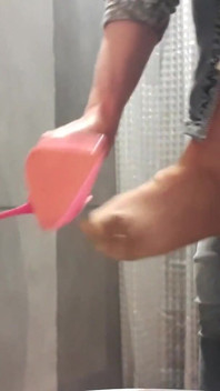 Mijn Jenas nat maken, ga allemaal naar mijn schoenen en