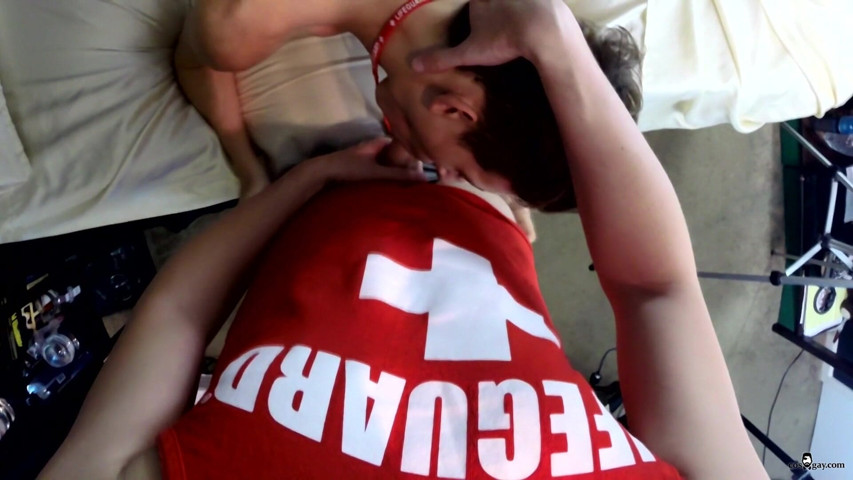 Bareback Lifeguard Twinks (Holo twinks)