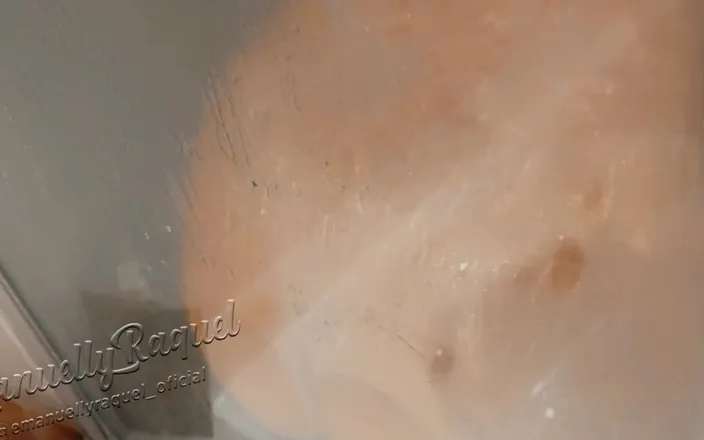 Emanuelly Raquel: Friday Fetish Boobs and Ass Against the Glass