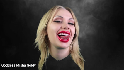 Goddess Misha Goldy: Pass the JOI Test to serve the Goddess!