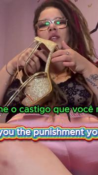 Umiliazione dei piedi da parte della dea bbw brasiliana