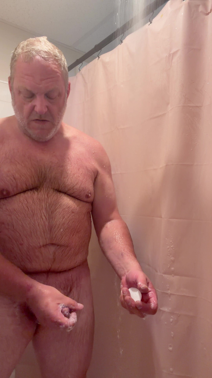 Ryder Knox: Shower Stroking Gay