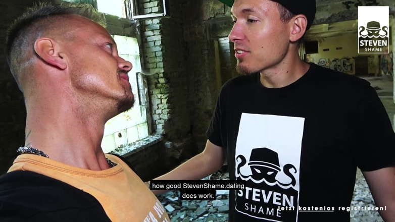 Steven Shame: Gorda alemã ashley cumstar permite que ele chupa seus peitões...
