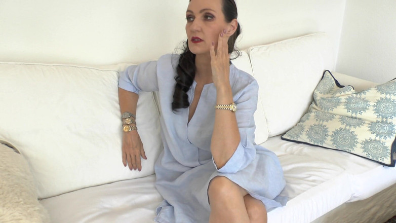 Lady Victoria Valente: Treffen bei stiefmutter, Warten auf stiefsohn, Fetisch beobachten, Lady Victoria...