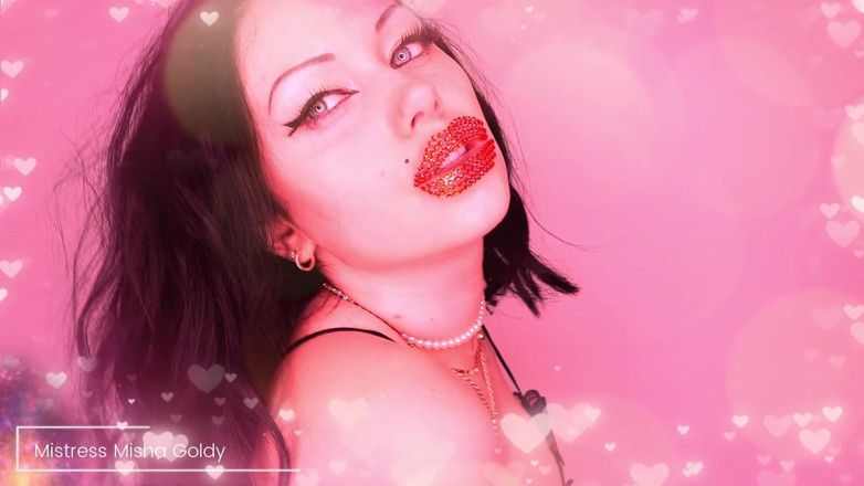Goddess Misha Goldy: मेरे क्रिस्टल होठों की पूजा करो! जॉय