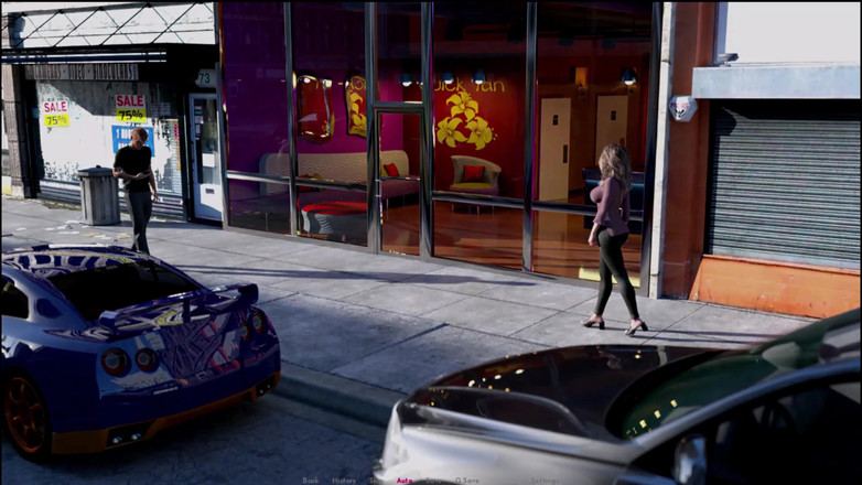 JAE Studio: 17 giorno - gratuito - Parte 5 - Sophia è stata al salone di abbronzatura