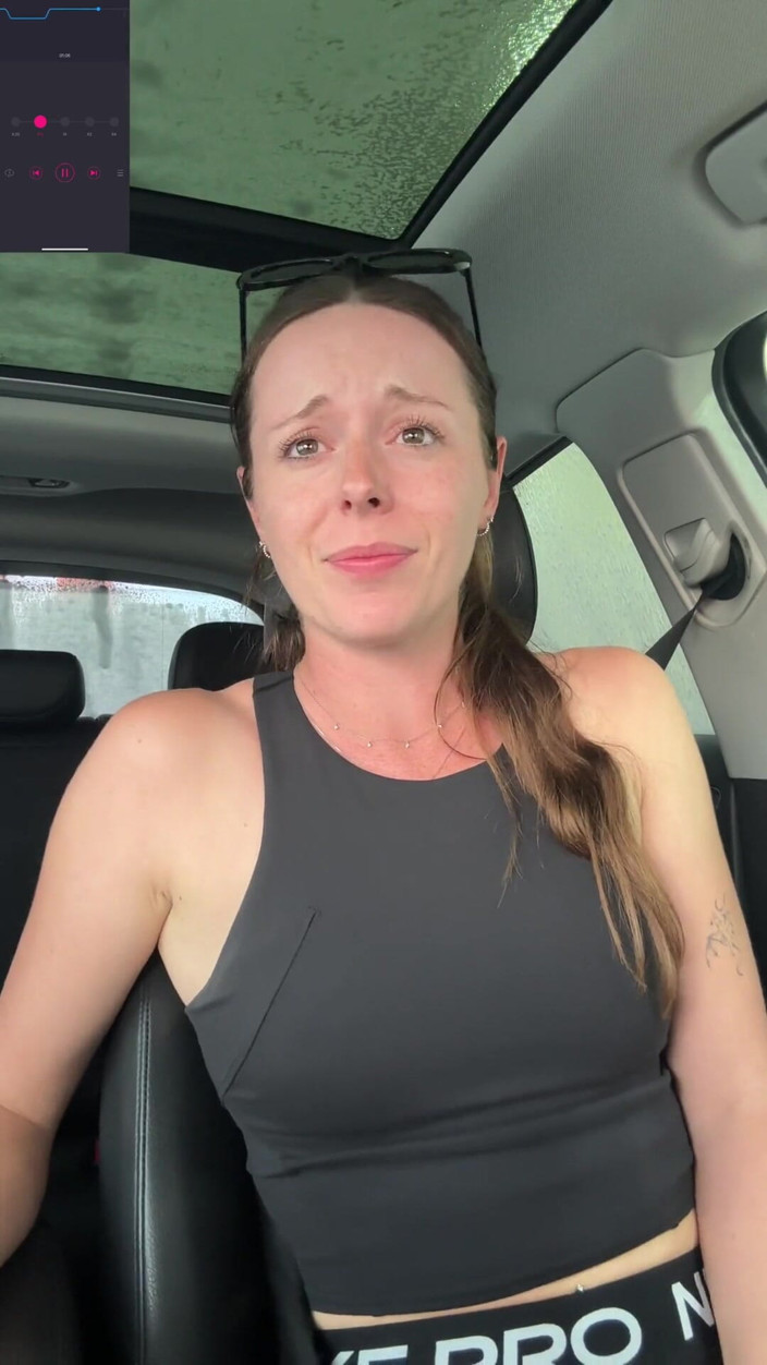 Nadia Foxx: Having a Mind Blowing Orgasm in the Car Wash