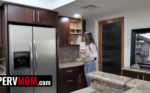 PervMom - Horny stepson blows huge sticky load deep in his buxom stepmom Brianna Rose's Milf pussy