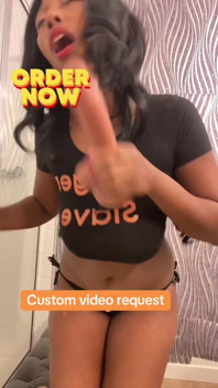Submissive Black Slut Wants White Cock