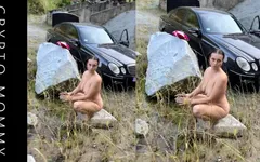 Pregnant stepmom first anal orgasm in car