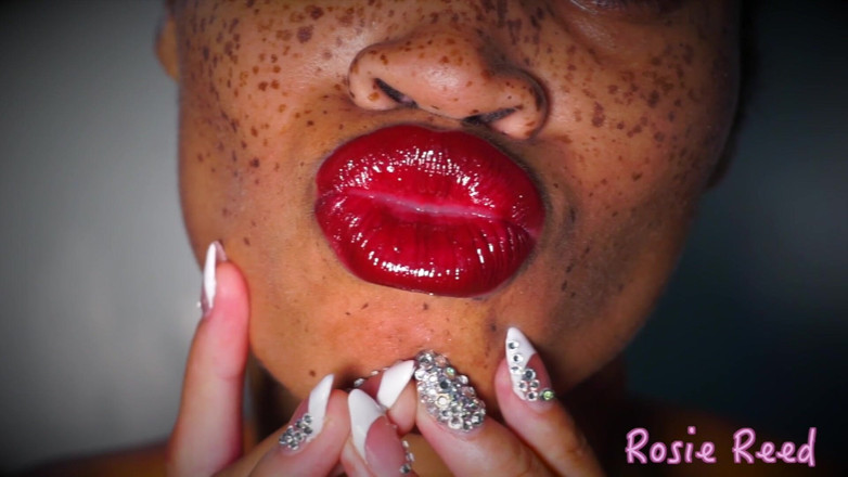 Rosie Reed: Ruinez votre orgasme avec des lèvres rouges brillantes - fétiche du...