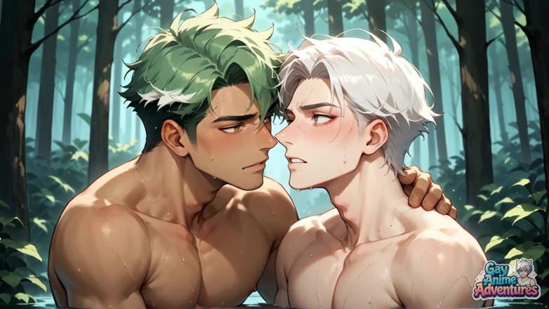Gay Anime Adventures: Uvolněte svou nadrženou stránku s tímto svalnatým chlapem v hezkém...