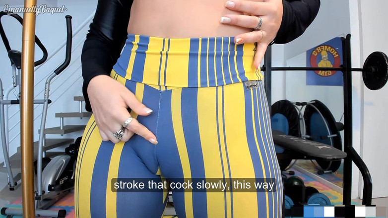 Emanuelly Raquel: Roleplay Sexy Dívka Z Akademie Ovládající Její Řízené Honění JOI Sedí...