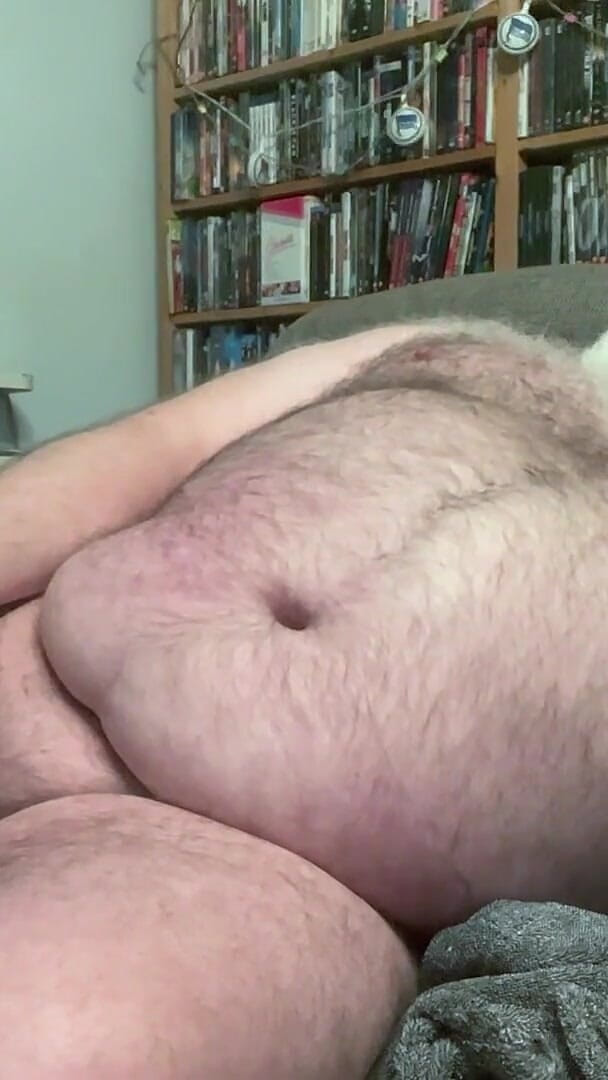 Wanking on the Sofa (Cuddle bear bln)