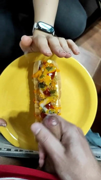 Quickie! Blowjob and Cum on Her Frankfurter! (and Black Jeans)