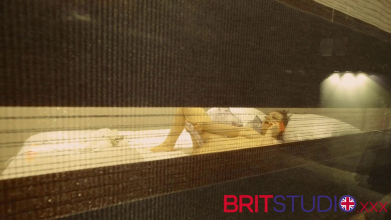 Brit Studio: You watch your neighbour masturbating