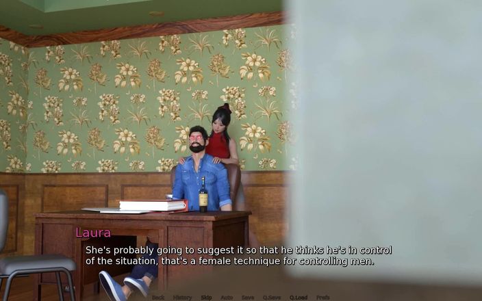 Dirty GamesXxX: Лаура хтиві секрети: японську дружину ледь не спіймав її чоловік, який робить масаж своєму босові в його офісі - епізод 105