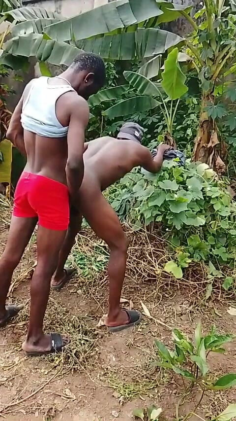 Sexydaddy: Doggy Fuck in the Bush with My Farmer Step-son