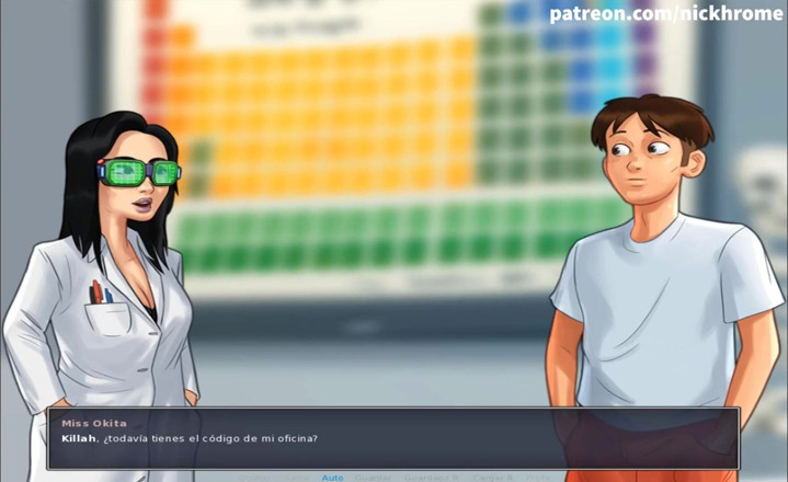 Cartoon Universal: Summertime saga parte 155 - compagni di classe nudi (sottomesso spagnolo)