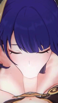 Genshin Impact - Raiden Shogun et Aether, scène de sexe passionnée - gémissements en douceur - animation hentai en 3D