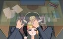 LoveSkySan69: Kunoichi trainer - Ninja Naruto Trainer - deel 110 - secretaresse pijpbeurt onder tafel...