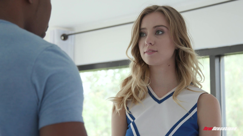 New Sensations: Cheerleader Haley Gets Stretched Out