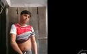 Indian desi boy: Indisk pojke visar naken själv