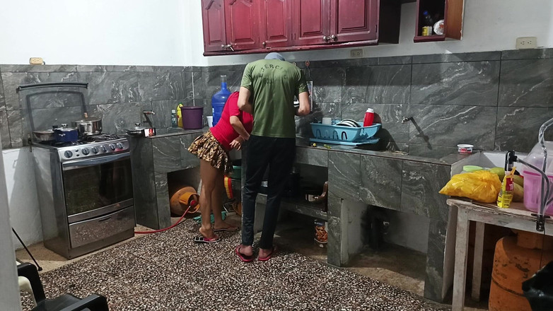Goky: Perverted Neighbor Shows Everything While He Is There