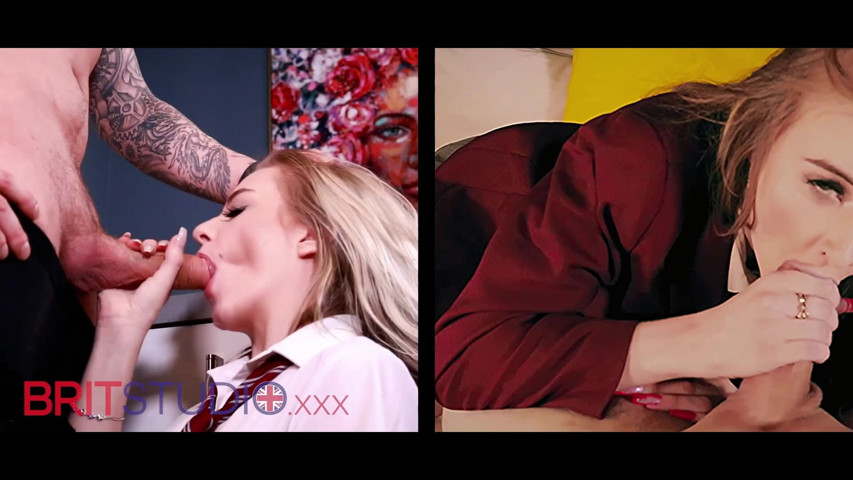 Gabie Vs Kxtten- Who Will Win the Blowjob Race (Brit Studio) Gabie Vs Kxtten- Who Will Win the Blowjob Race (Brit Studio)