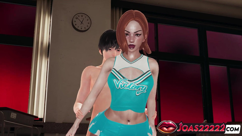 Joas22222: La sexy cheerleader leila - figa stretta a pecorina da vicino,...