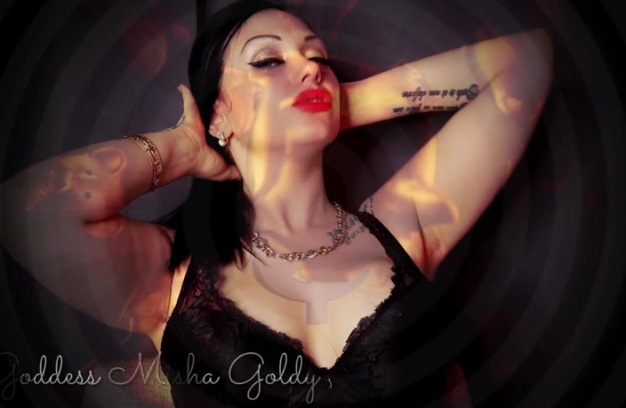 Goddess Misha Goldy: Betoverende portemonnee aftappen! Elk van mijn snap doet je pik...