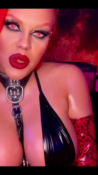Succubus Ms Red X slukar demon sperma
